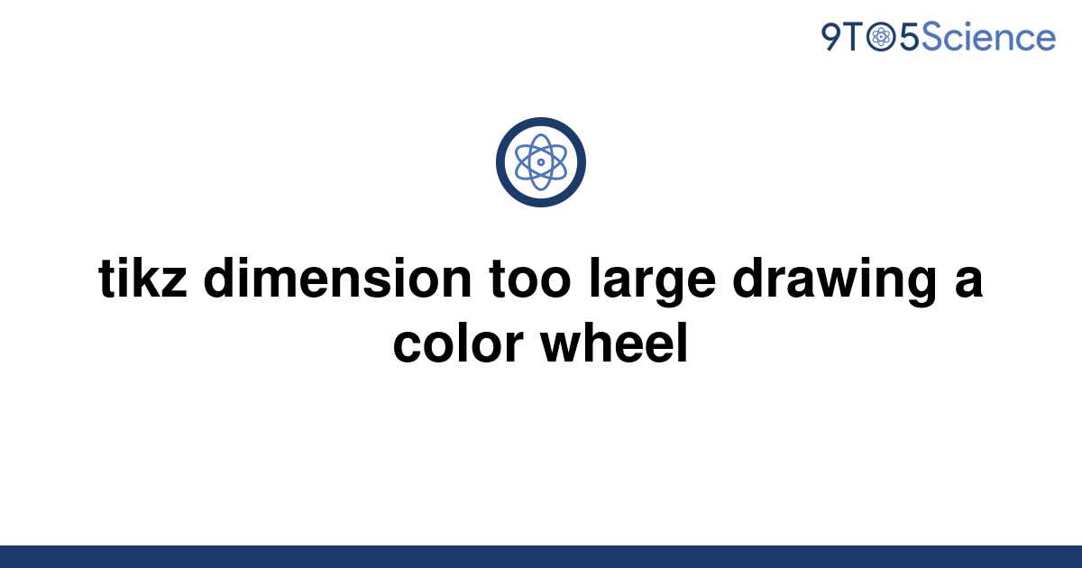 [Solved] tikz dimension too large drawing a color wheel | 9to5Science