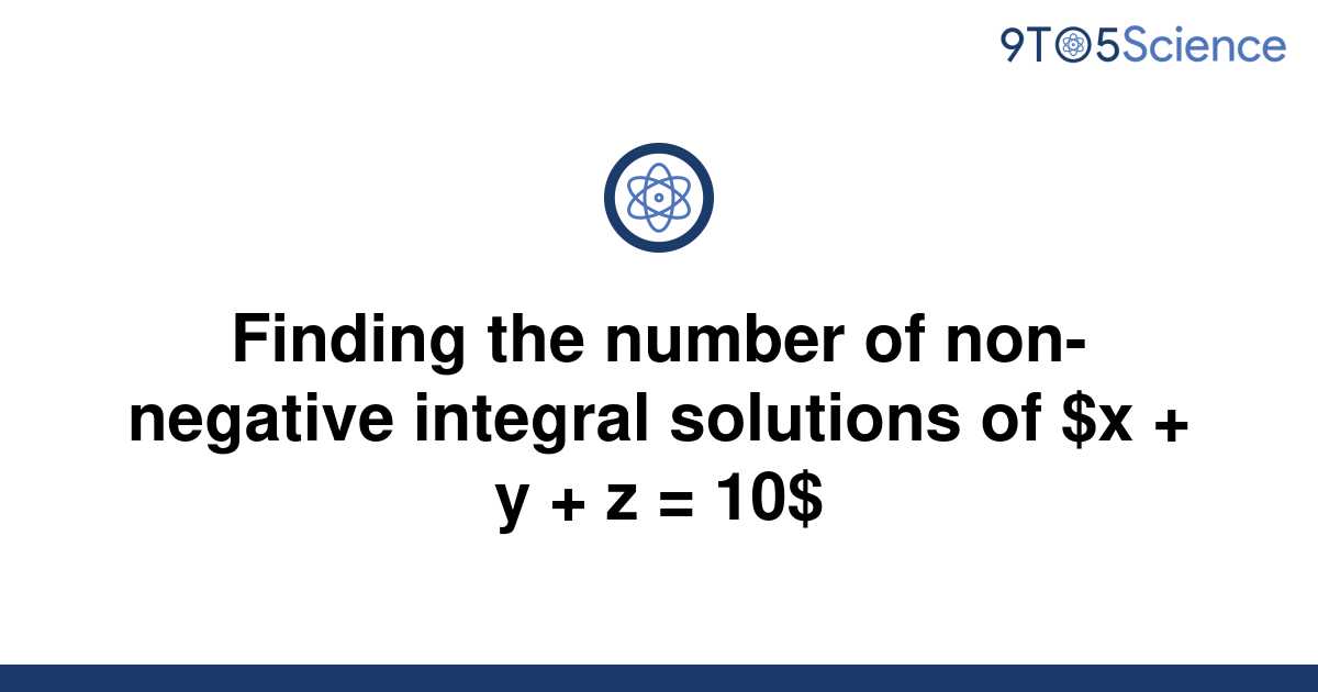 solved-finding-the-number-of-non-negative-integral-9to5science