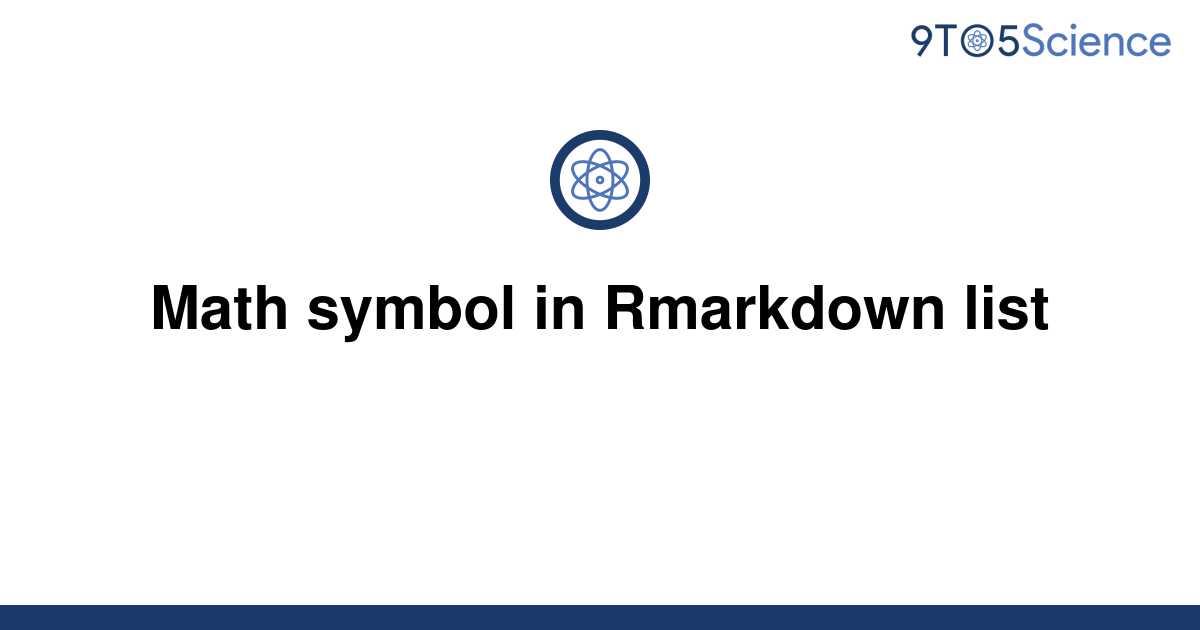 rmarkdown list