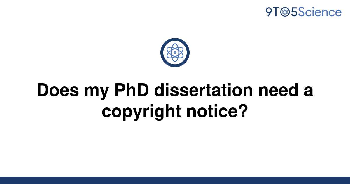 should i copyright my dissertation