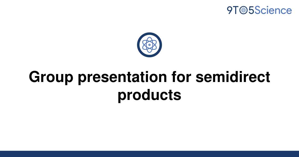 presentation of semidirect product