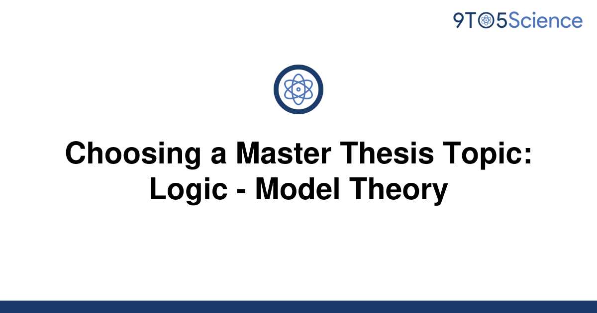 master of logic thesis