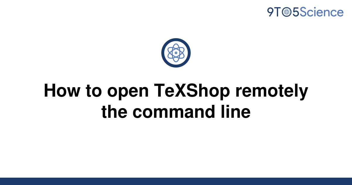 texshop commands