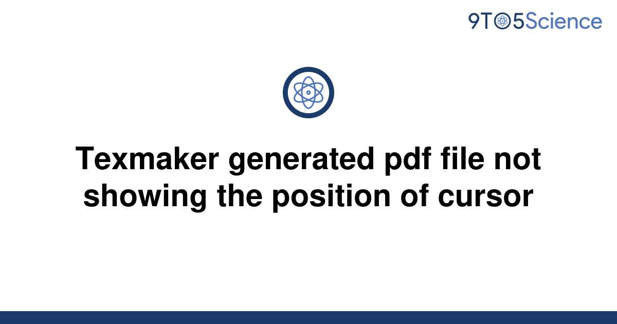 texmaker view pdf file not found