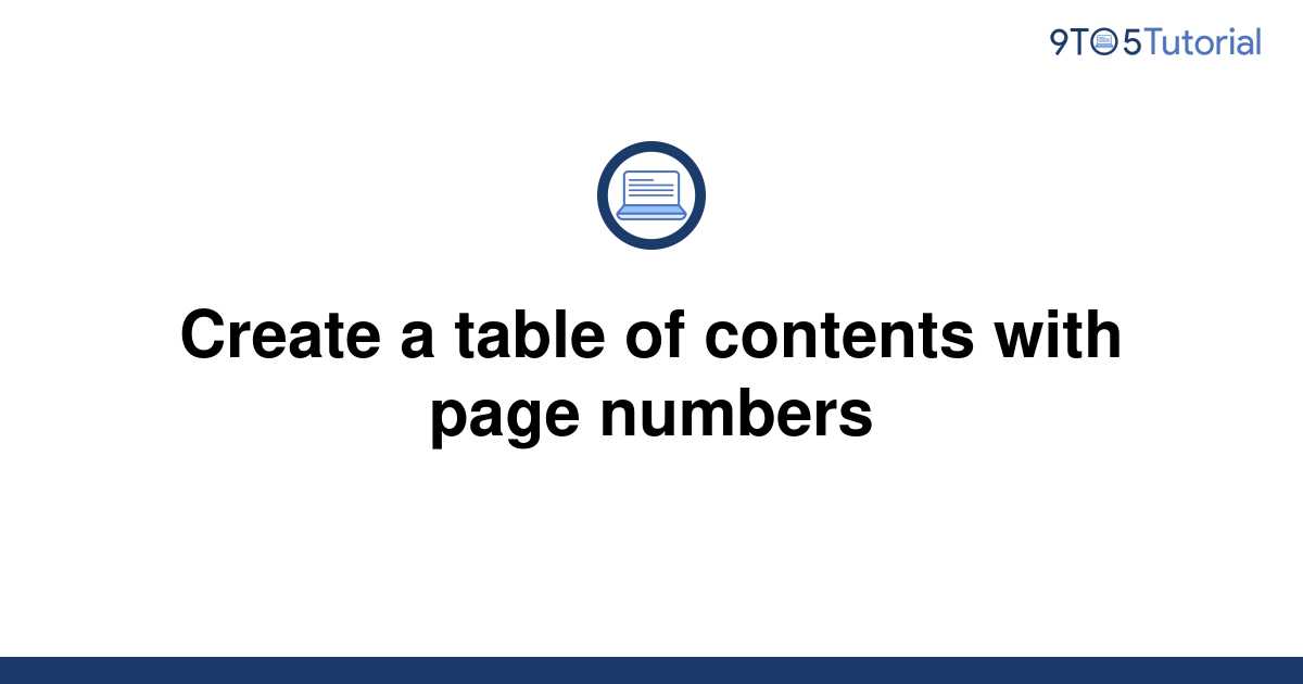 create-a-table-of-contents-with-page-numbers-9to5tutorial