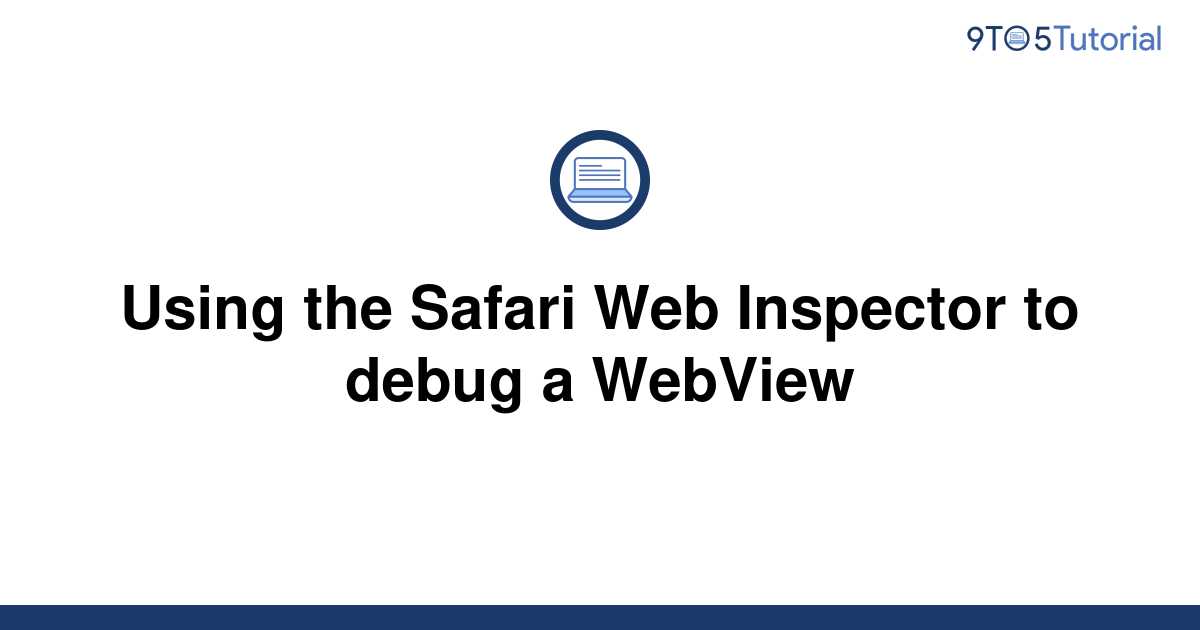 safari debug simulator webview