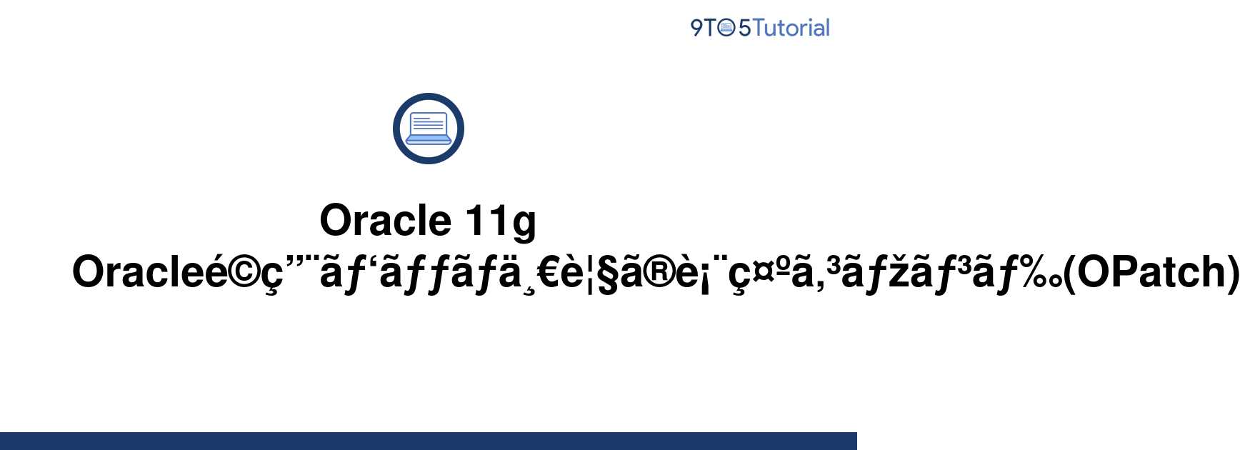 oracle-11g-oracle-display-patch-list-opatch-9to5tutorial