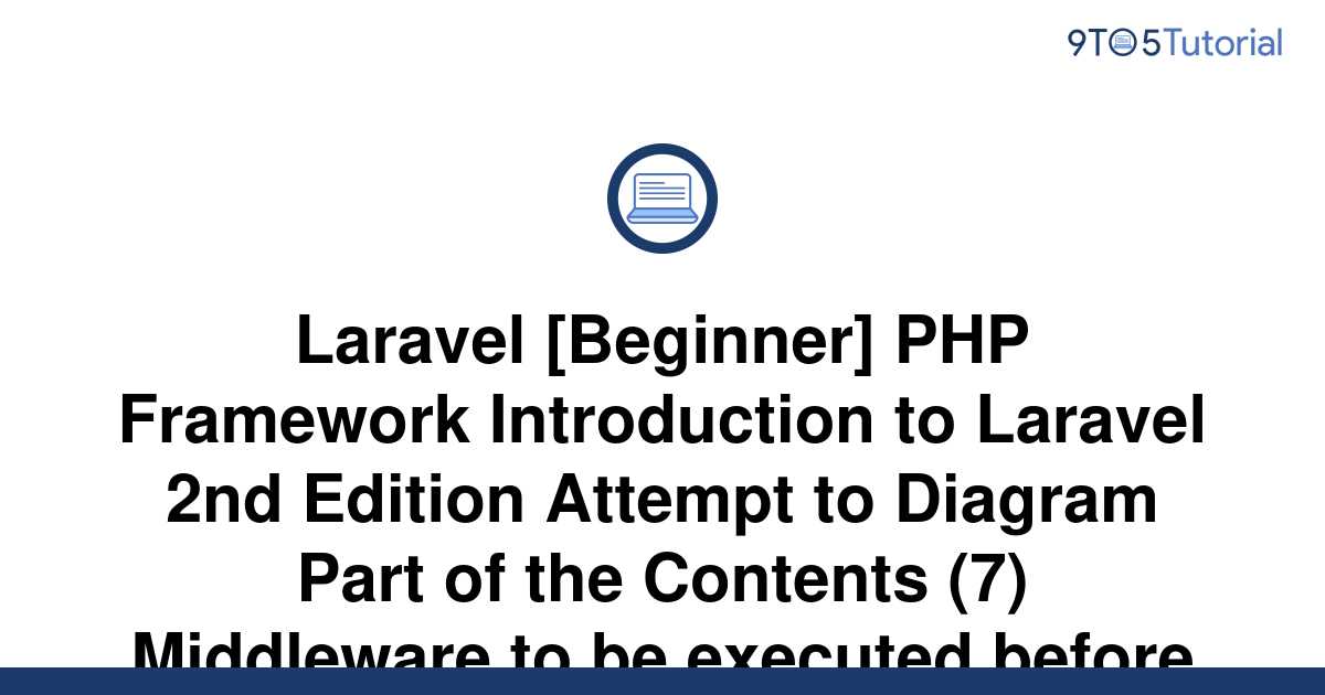 Laravel Beginner Php Framework Introduction To 9to5tutorial 7323