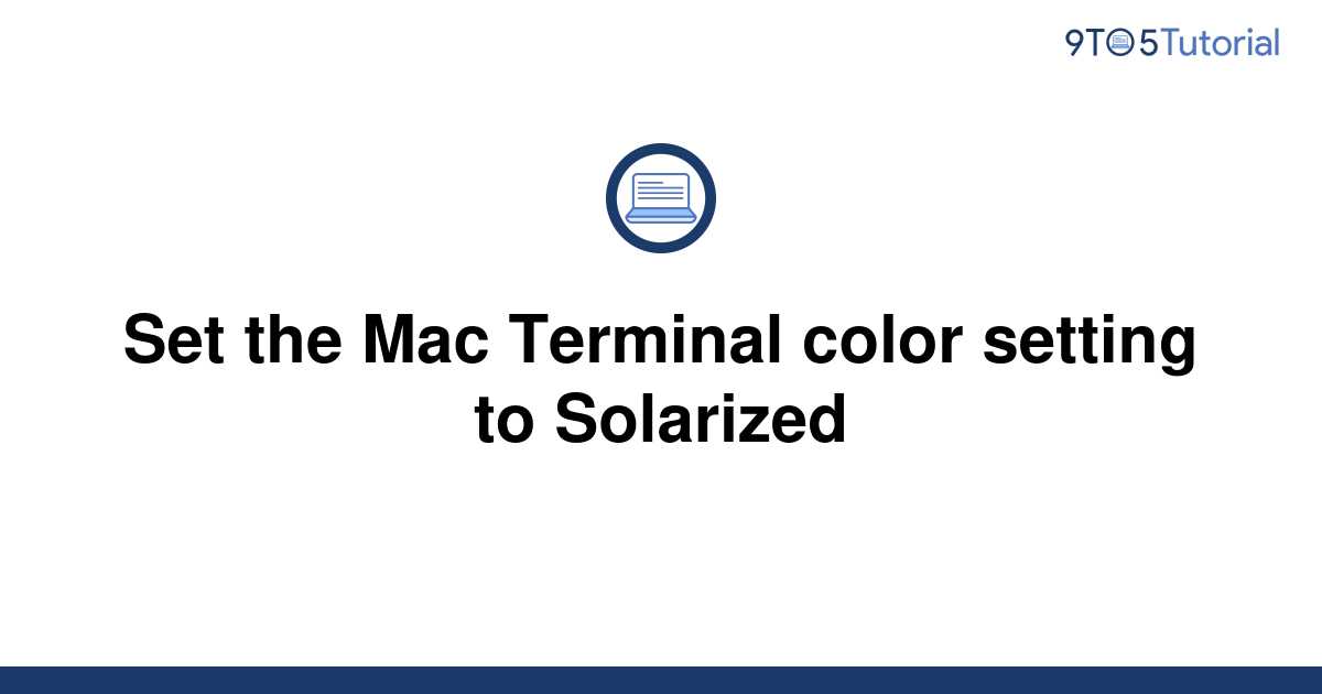 mac terminal solarized