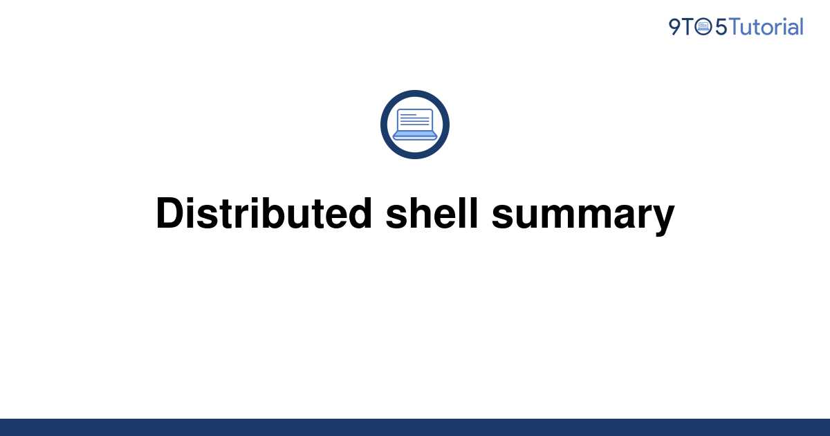 distributed-shell-summary-9to5tutorial