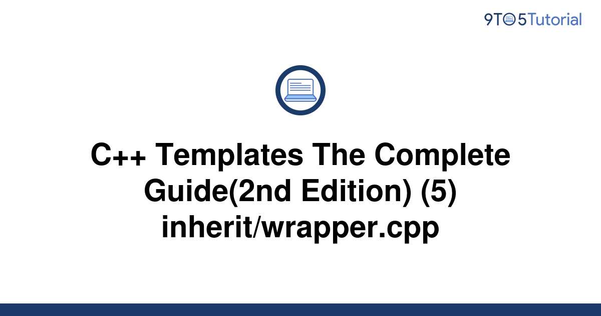 c-templates-the-complete-guide-2nd-edition-5-9to5tutorial