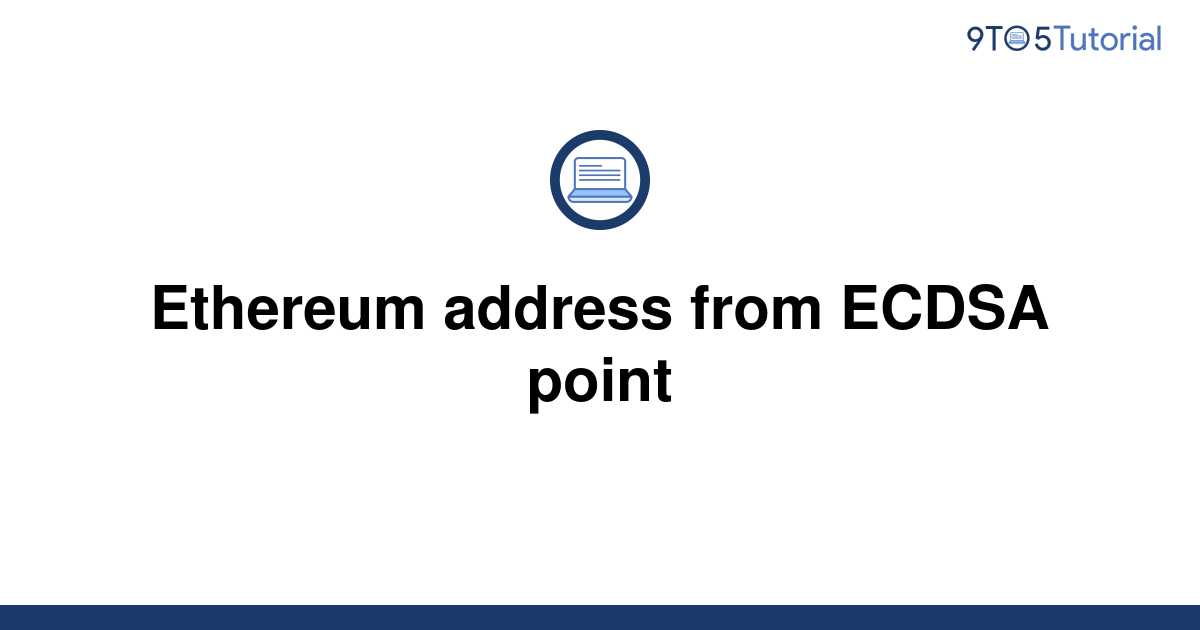 ecdsa ethereum