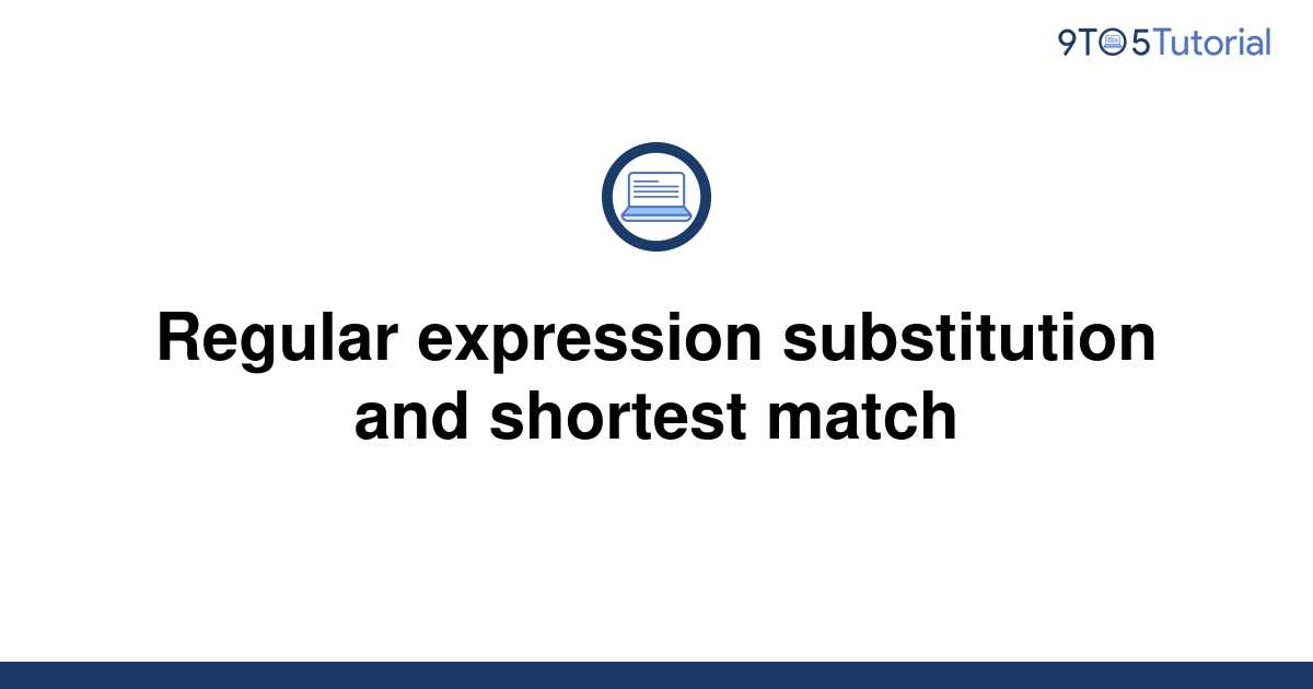 Regular Expression Substitution Example