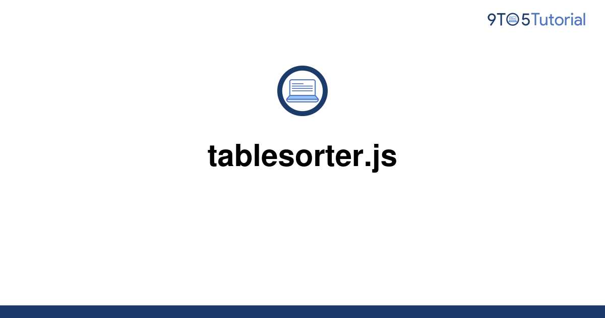 tablesorter-js-9to5tutorial