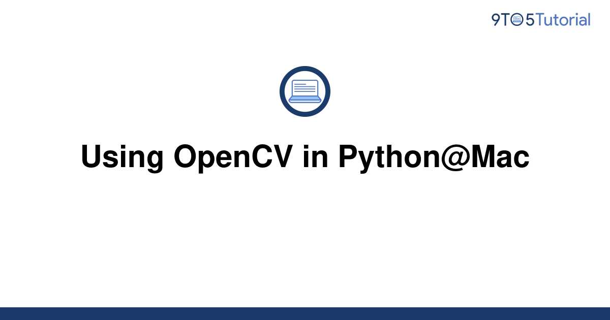 install opencv python mac
