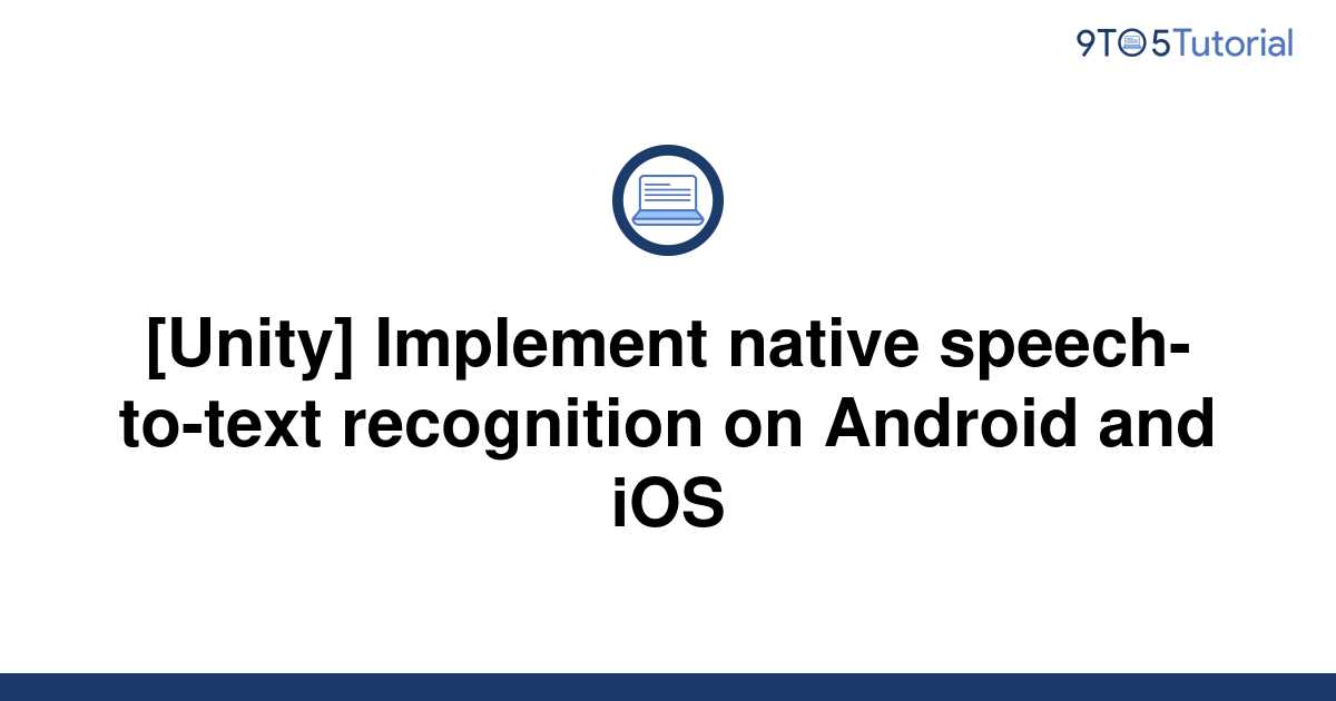 speech to text unity android