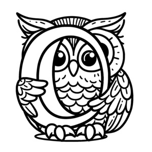 Owl is handing O character