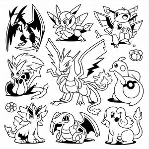 Pokemon coloring pages 2