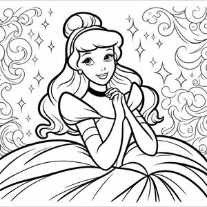 Trang tô màu công chúa Disney