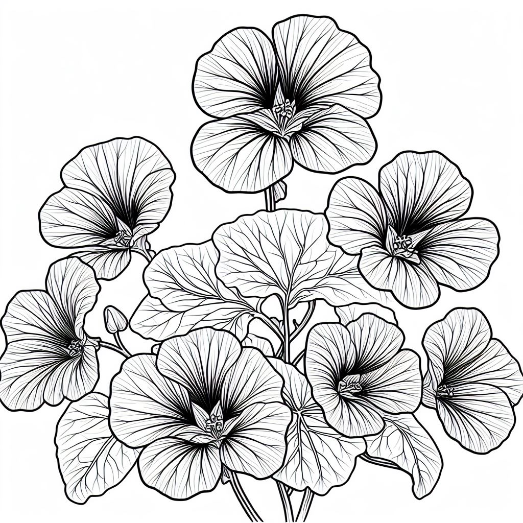 A bunch of flowers that are black and white 2