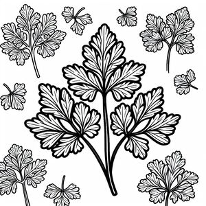 A black and white drawing of flowers