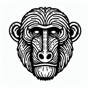 Baboon Mask 2