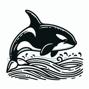 Orca Whale In The Ocean 1