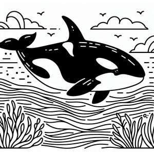 Orca Whale In The Ocean 4