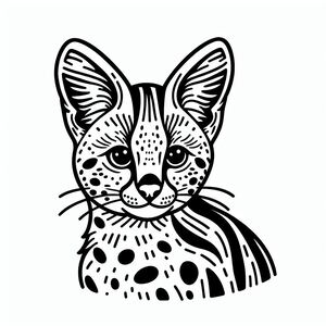 Mèo hoang Serval 2