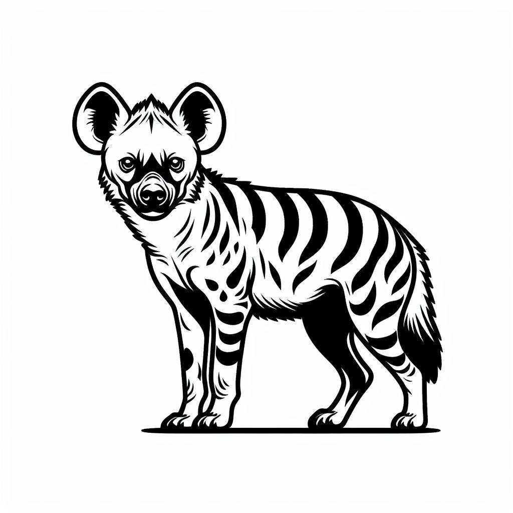 African striped hyena 2