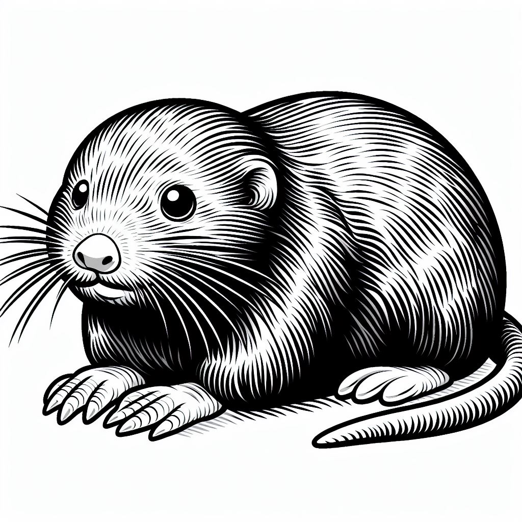 Realistic Eastern Mole 3