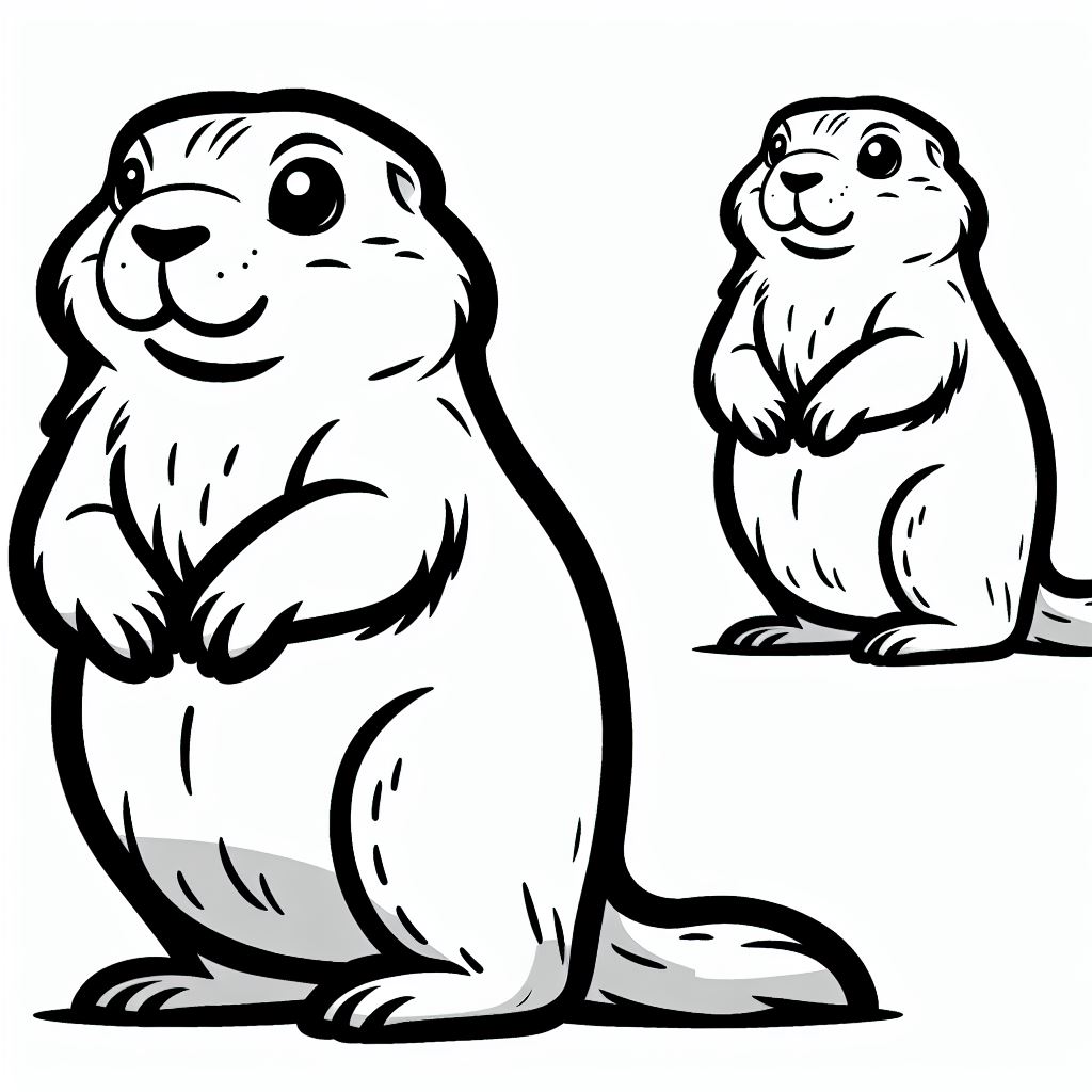 Prairie Dog Standing 2