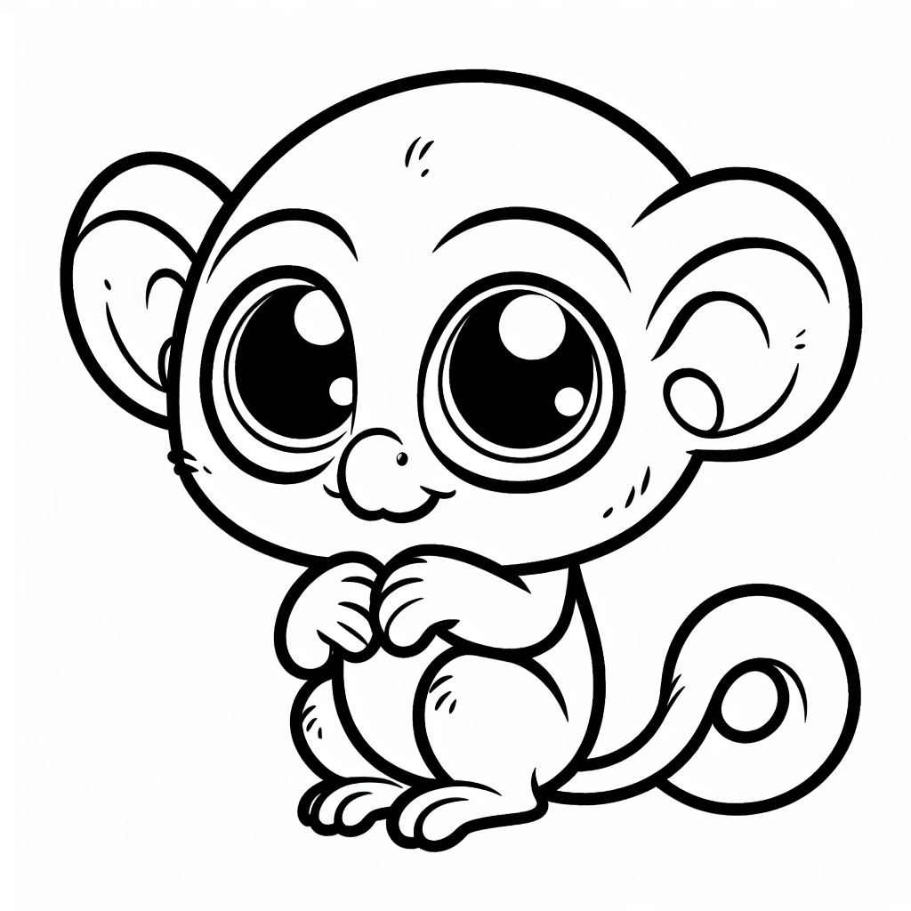 Cartoon Tarsier 2