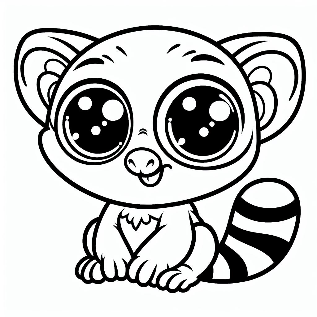 Cartoon Tarsier 3