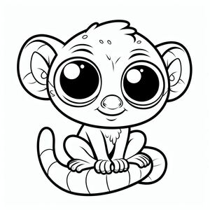 Cartoon Tarsier 4