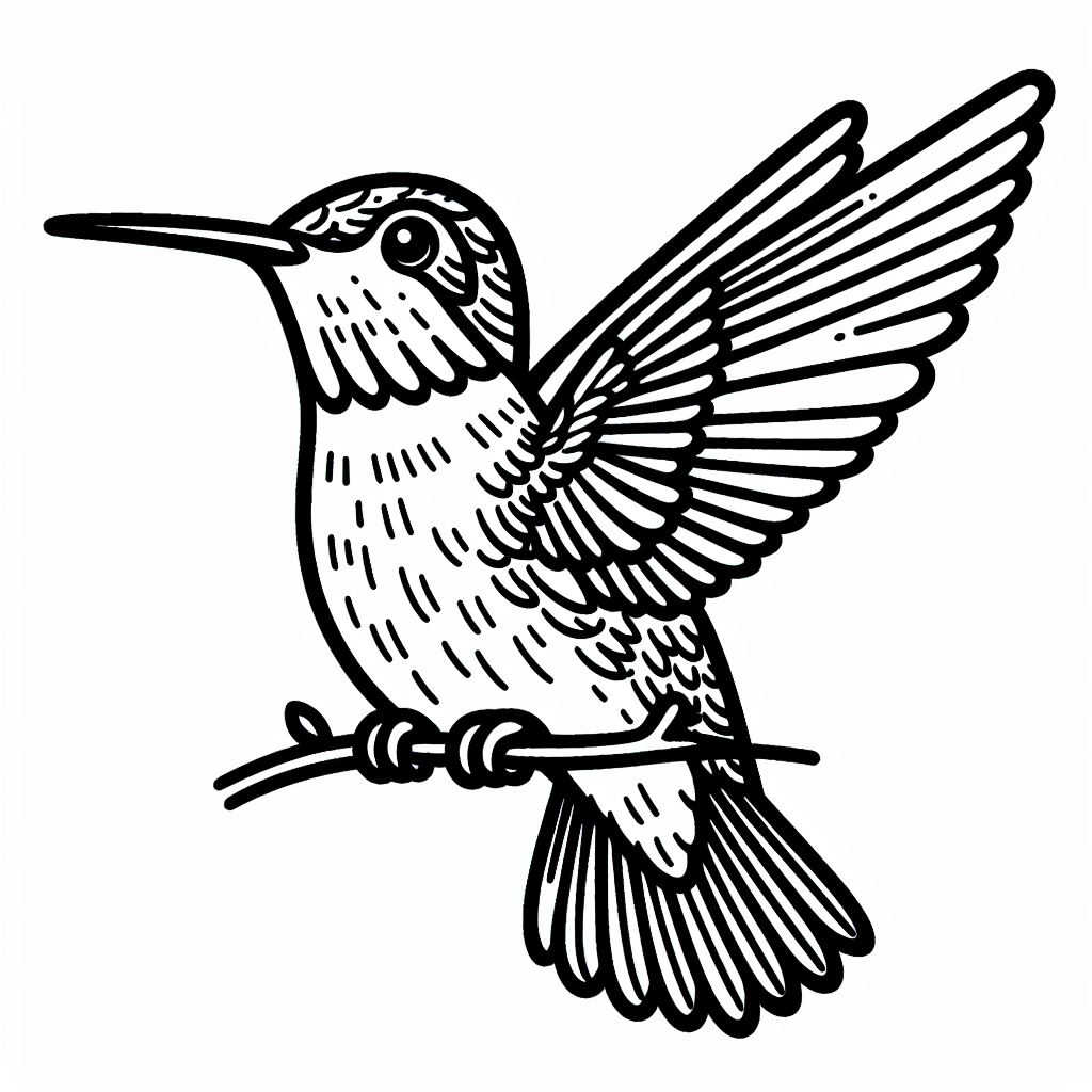 Ruby Throated Hummingbird 4