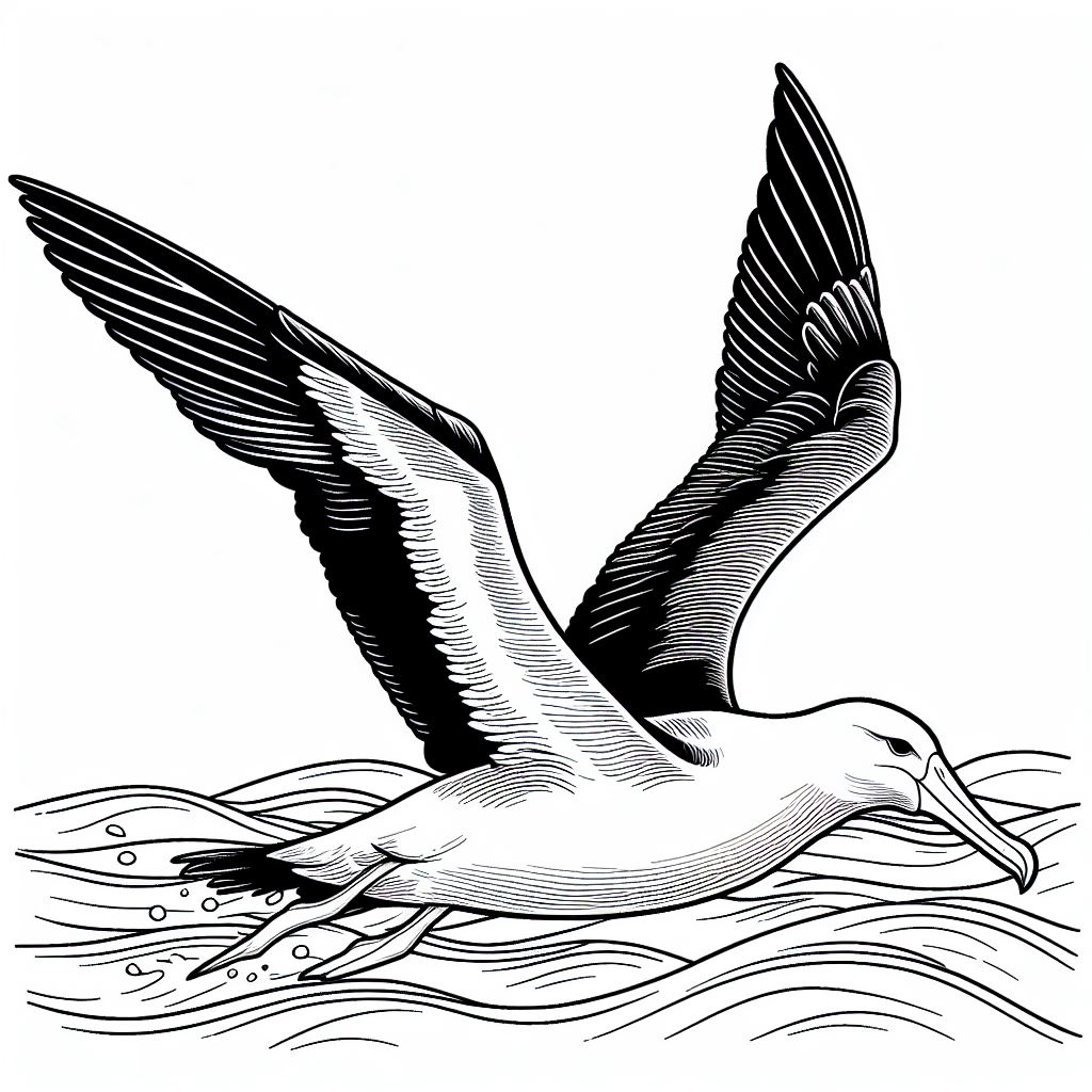 Buller's Albatross in Flight 2