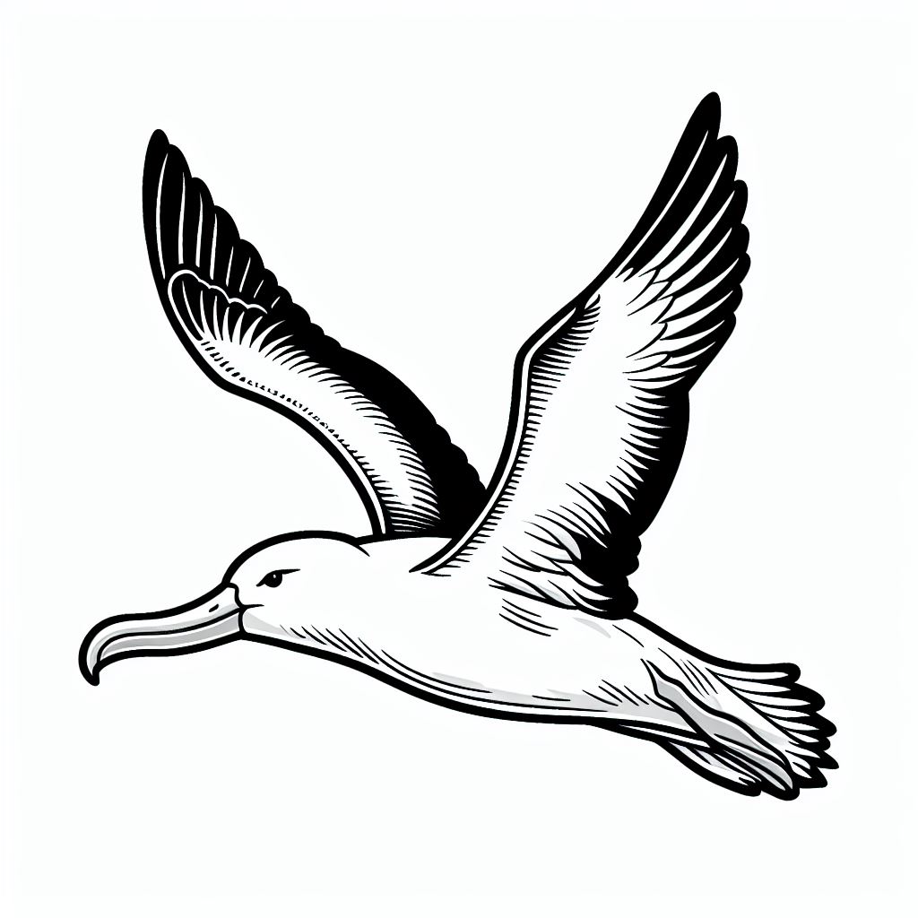 Buller's Albatross in Flight 4