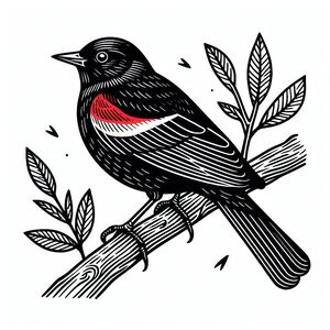 Red-Winged Blackbird 2