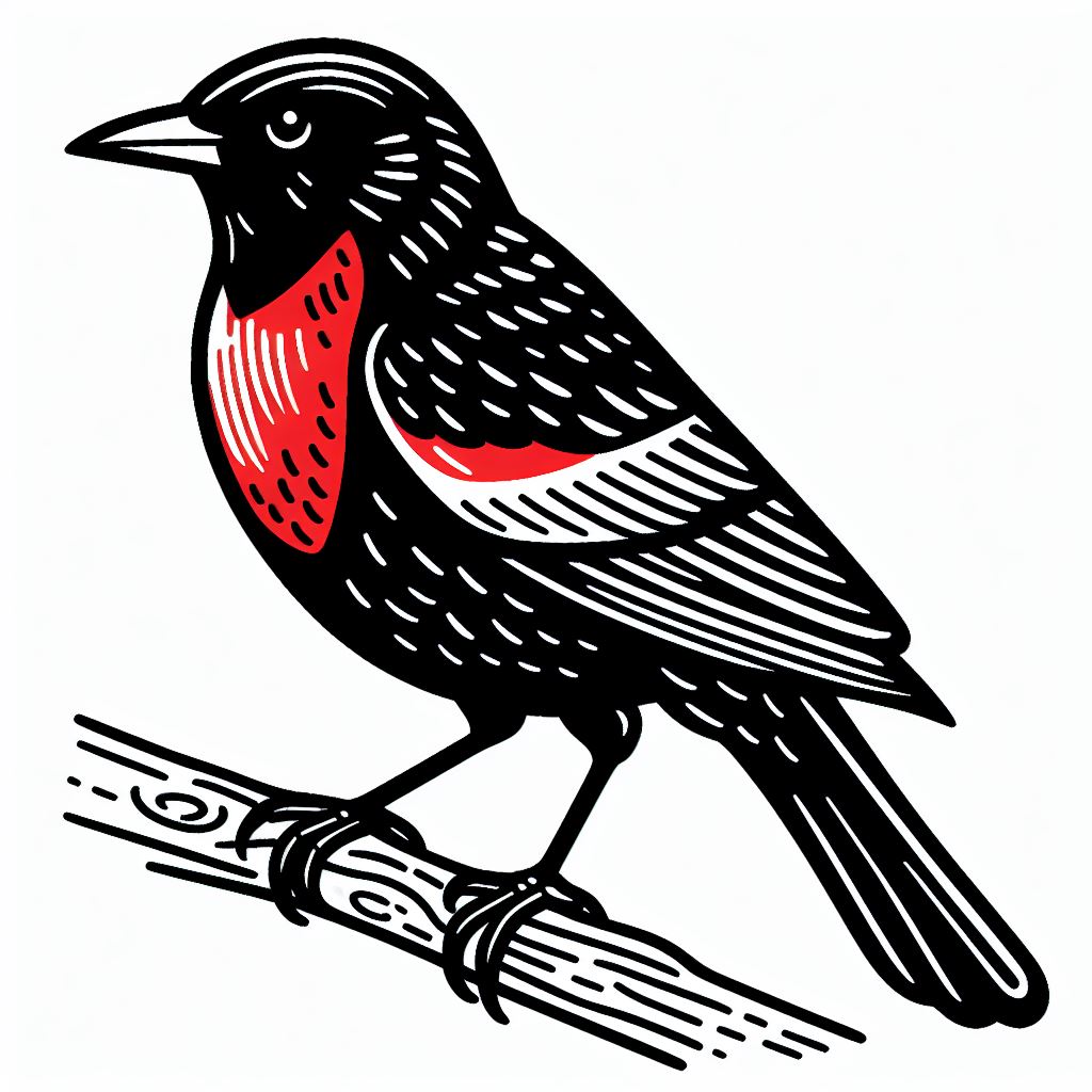 Red-Winged Blackbird 4