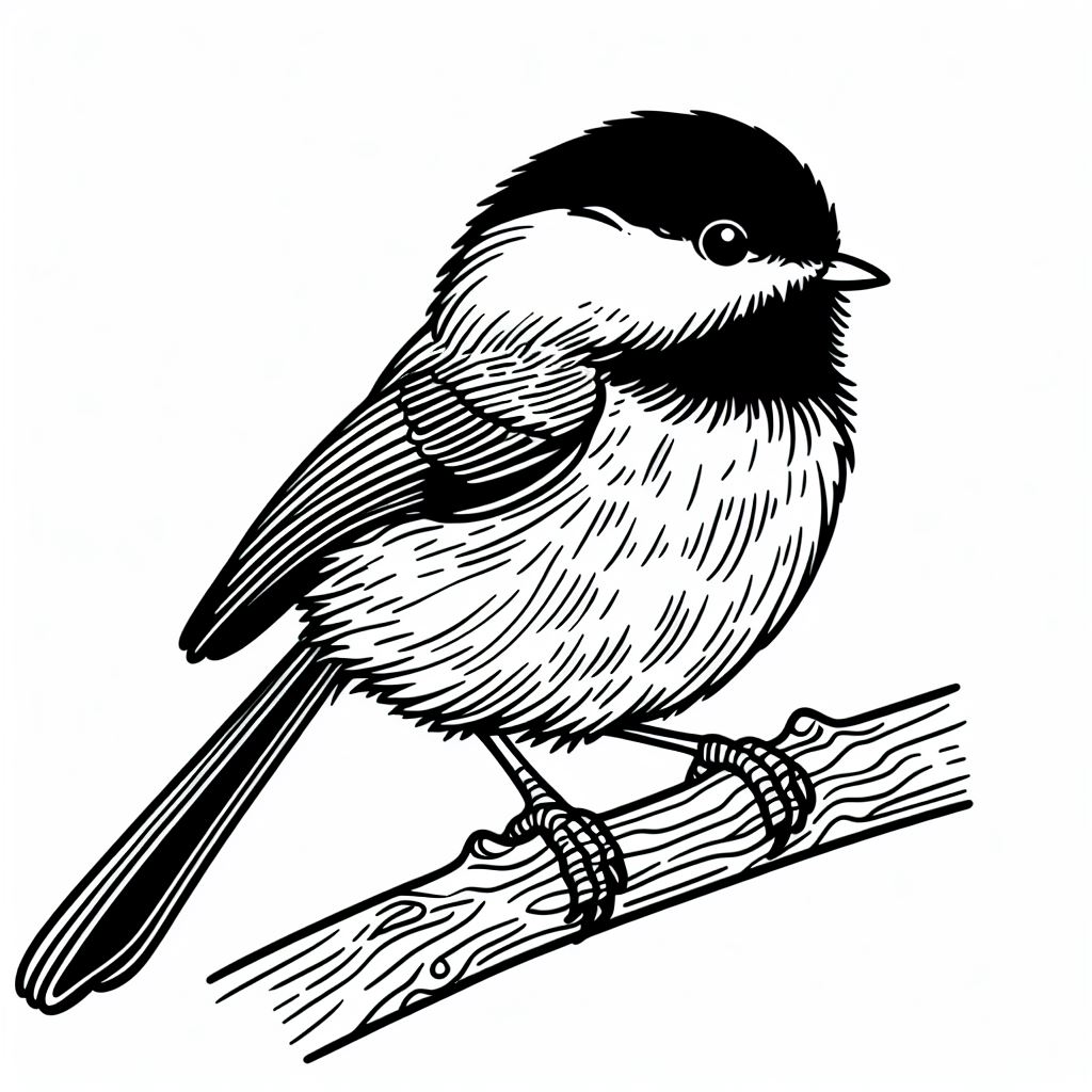 Chickadee mũ đen 2