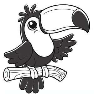 Cartoon Toucan 2