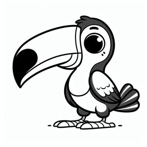 Cartoon Toucan 3