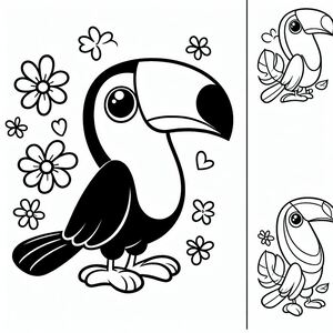 Cartoon Toucan 4