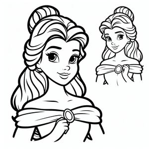 Trang tô màu công chúa Disney