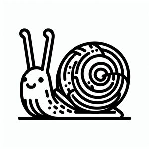 A snail that is sitting on top of a table