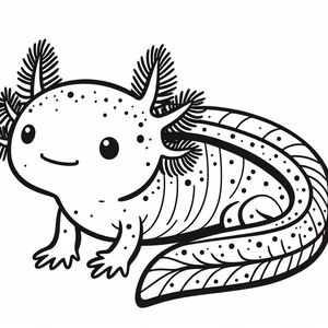A drawing of a lizard on a leaf