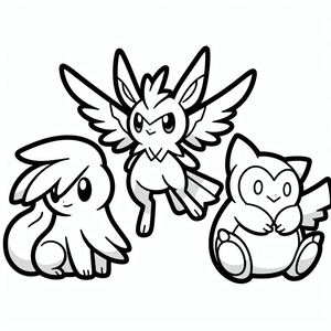 Pokemon coloring pages