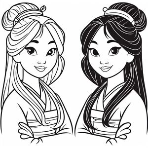 Disney princess coloring pages