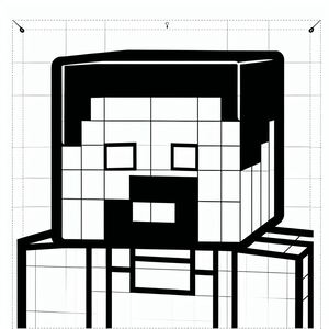 Minecraft Steve Mask